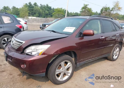 2008 Lexus Rx 400H z USA, uszkodzony, nr VIN JTJHW31U682051553